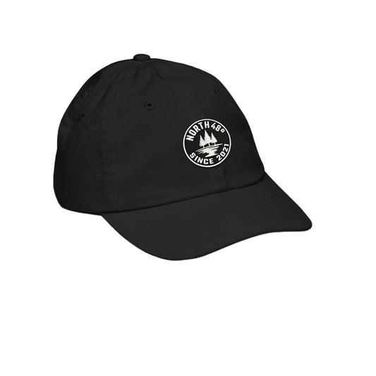 Keep young adventurers proud and comfortable with the North 48° Youth Cotton Twill Baseball Cap, inspired by Northern NB.