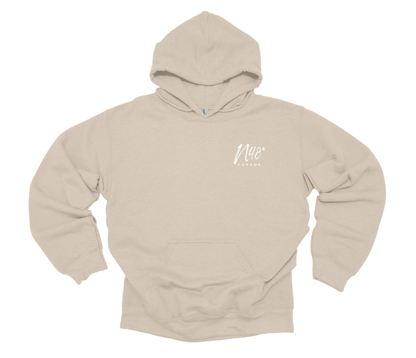 Inspired by Northern New Brunswick and the East Coast lifestyle, this vintage hoodie delivers timeless comfort and style.