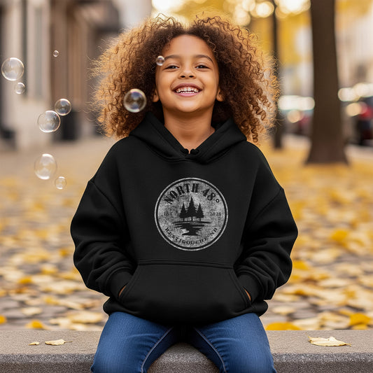 North 48° Classic Vintage Youth Hoodie
