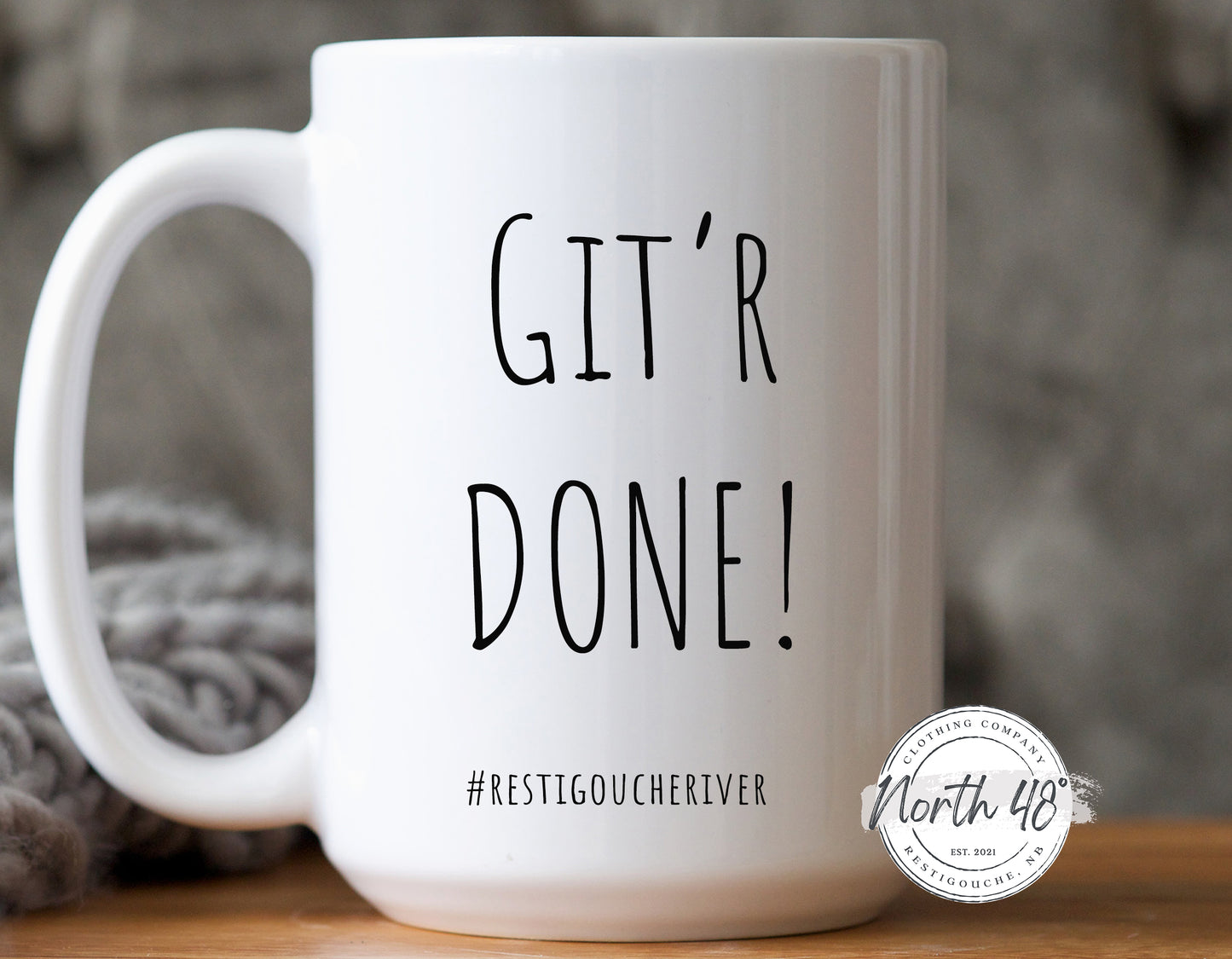 North 48° GIT'R DONE Ceramic Coffee Mug