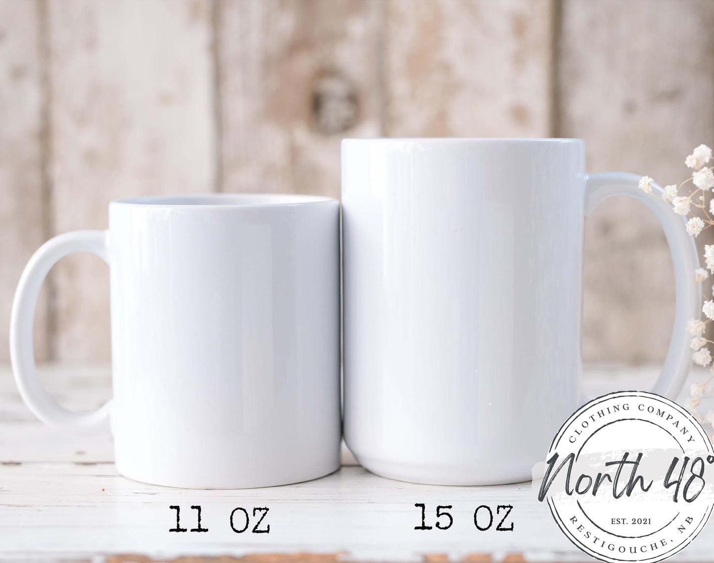 North 48° JUST A BOOTN'ER Ceramic Coffee Mug