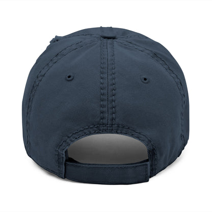 Elevate your everyday style with the Embroidered North 48°® Vintage Distressed premium Dad Cap.