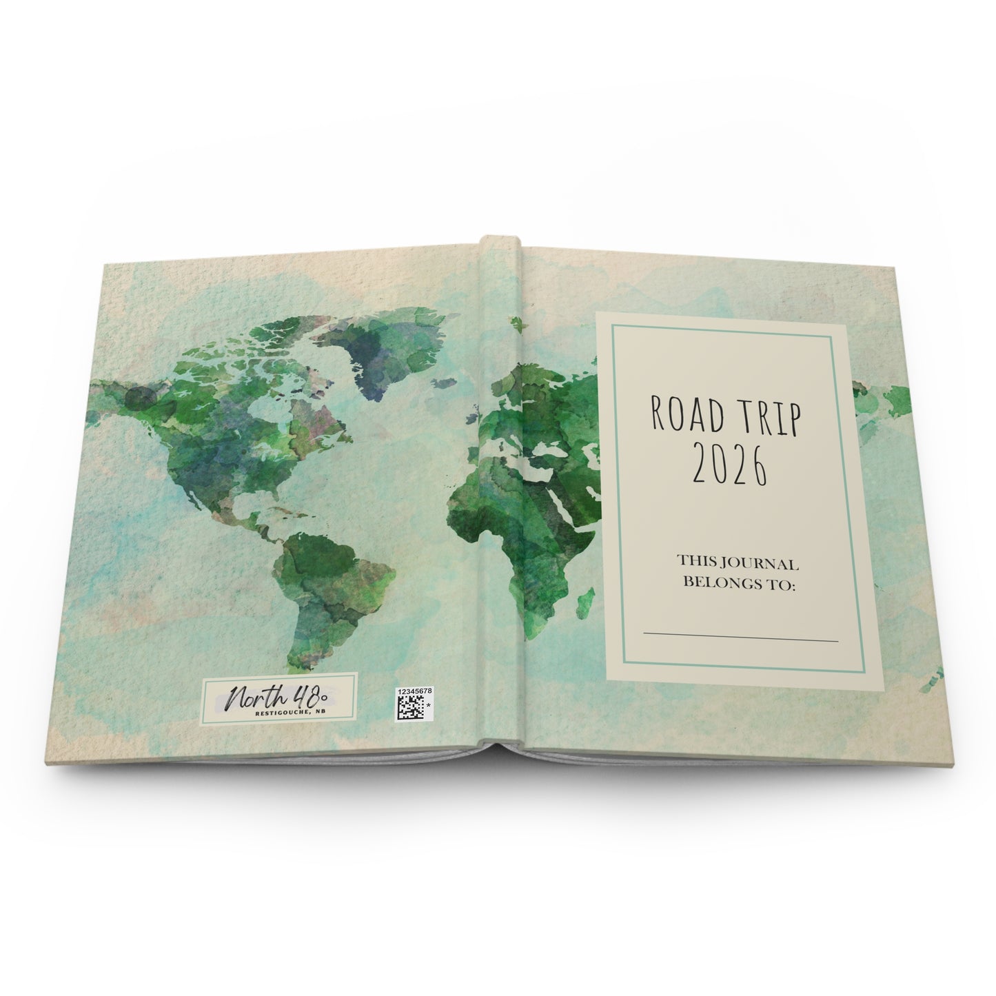 North 48° ROAD TRIP 2026 Hardcover Journal