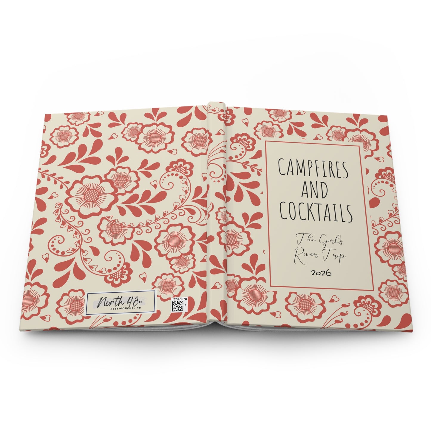 North 48° CAMPFIRES and COCKTAILS Hardcover Journal