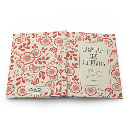 North 48° CAMPFIRES and COCKTAILS Hardcover Journal