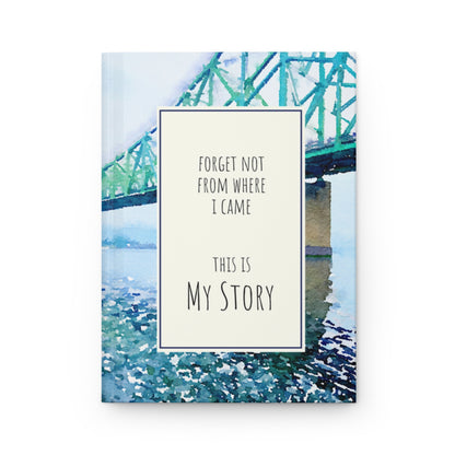 North 48° MY STORY Hardcover Journal Memoire
