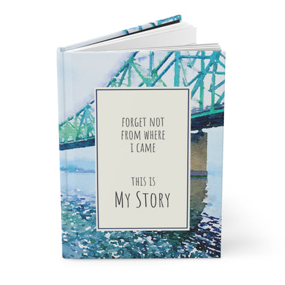 North 48° MY STORY Hardcover Journal Memoire
