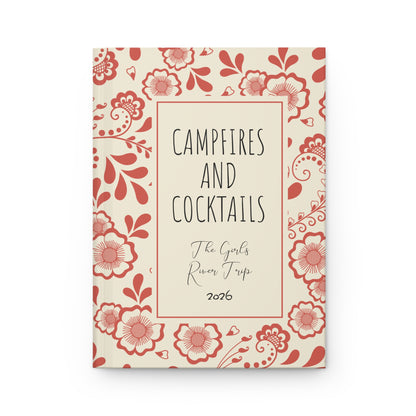 North 48° CAMPFIRES and COCKTAILS Hardcover Journal