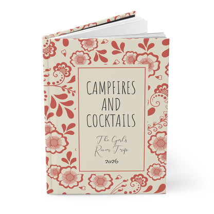North 48° CAMPFIRES and COCKTAILS Hardcover Journal