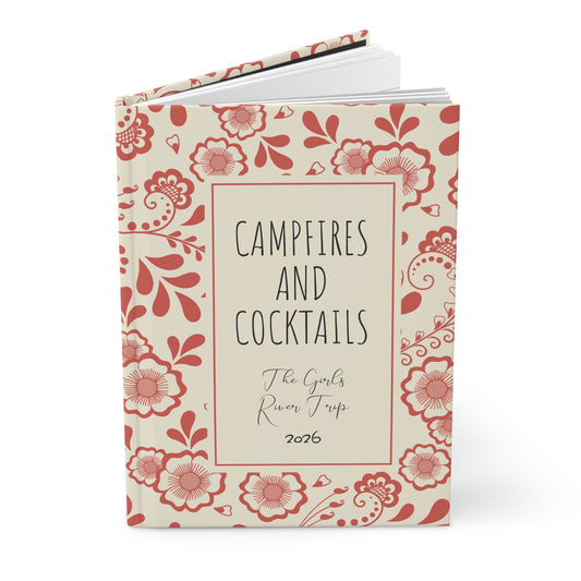 North 48° CAMPFIRES and COCKTAILS Hardcover Journal