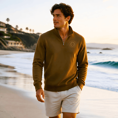 North 48° Classic Quarter Zip Pullover Sweatshirt