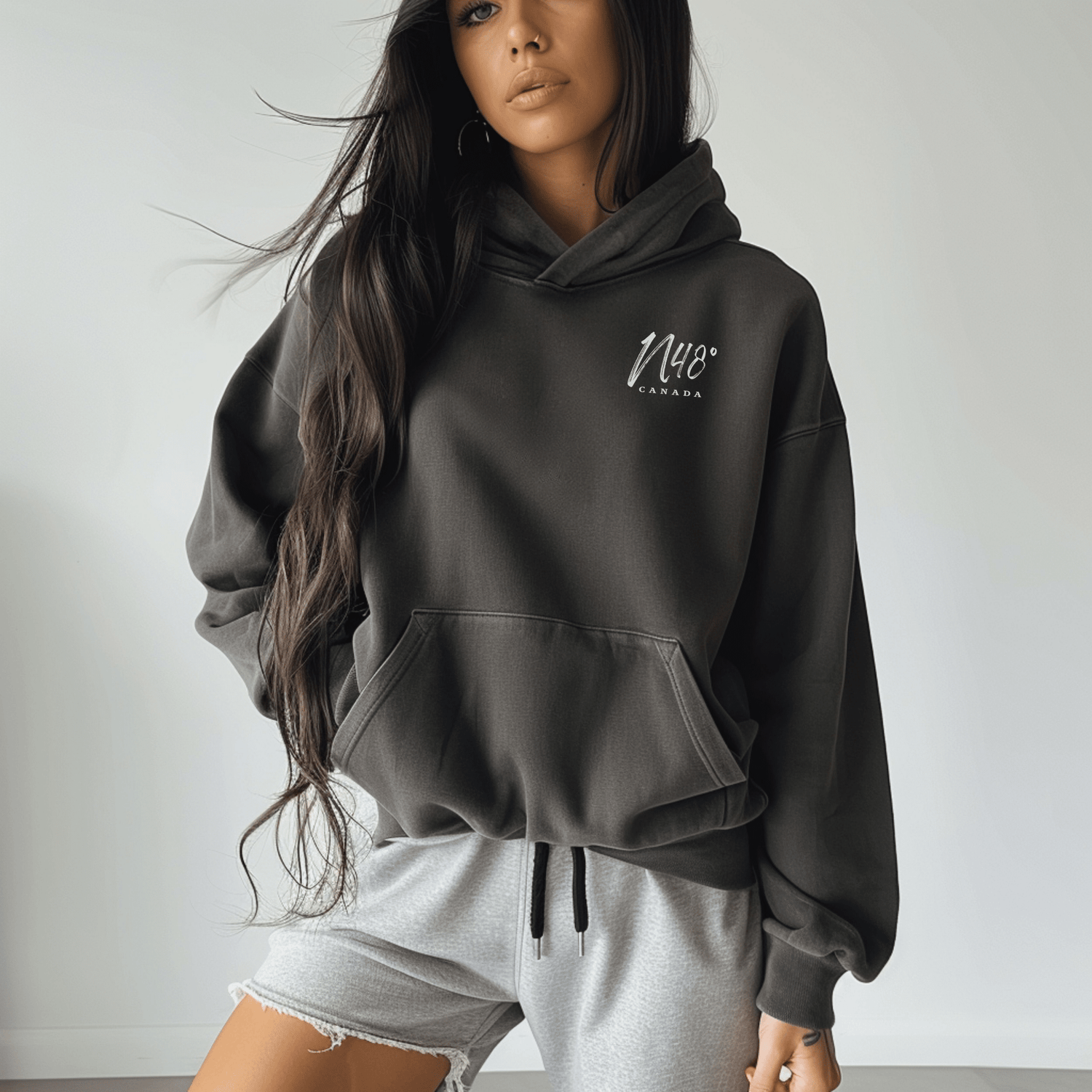 Inspired by Northern New Brunswick and the East Coast lifestyle, this vintage hoodie delivers timeless comfort and style.