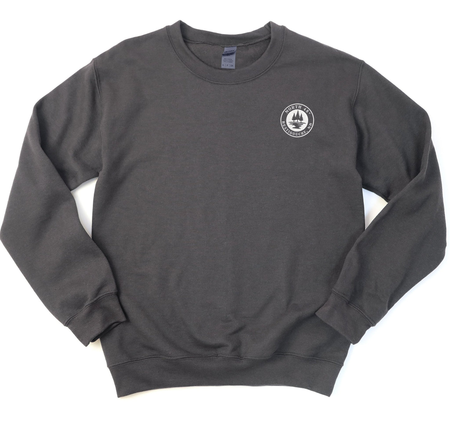 Our North 48° Crewneck takes our classic, super-soft design and adds a branded touch with an embroidered left chest logo.