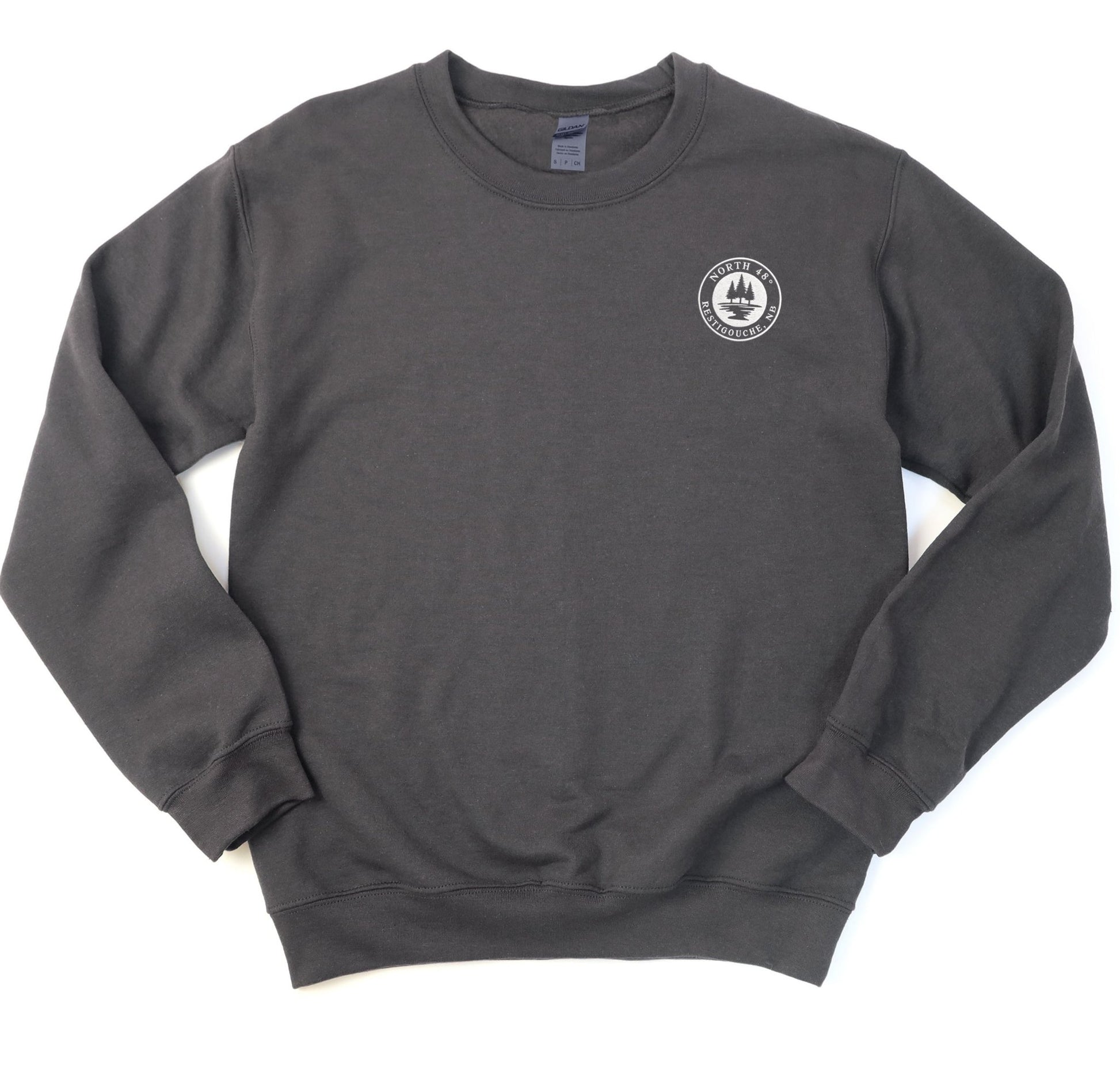 Our North 48° Crewneck takes our classic, super-soft design and adds a branded touch with an embroidered left chest logo.