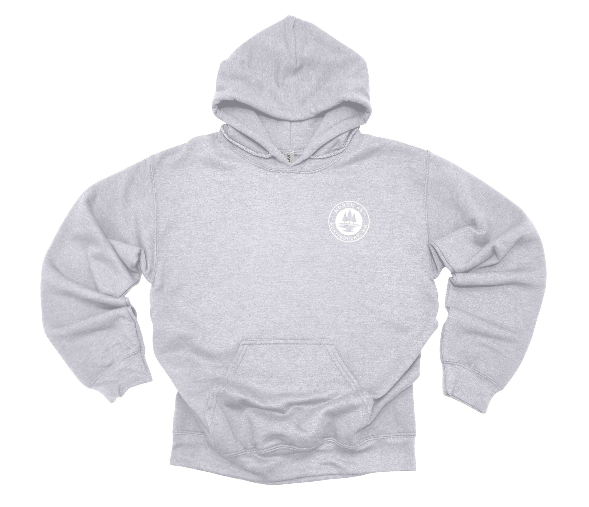 Our North 48° Signature Hoodie takes our classic design and adds a branded touch with an embroidered upper-left chest logo.