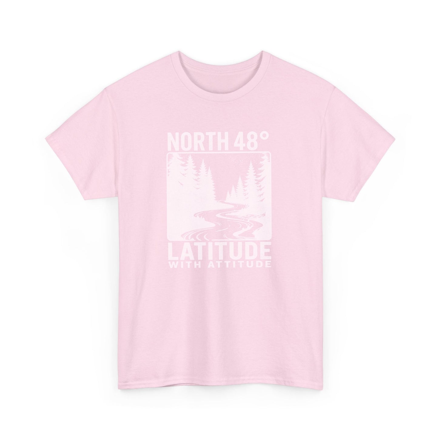 North 48° Vintage Latitude With Attitude captures the spirit of Northern NB, the Restigouche, and Canada's rugged East Coast.