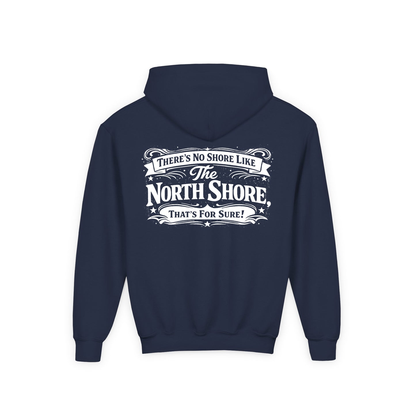 North 48° There's No Shore Retro Youth Hoodie