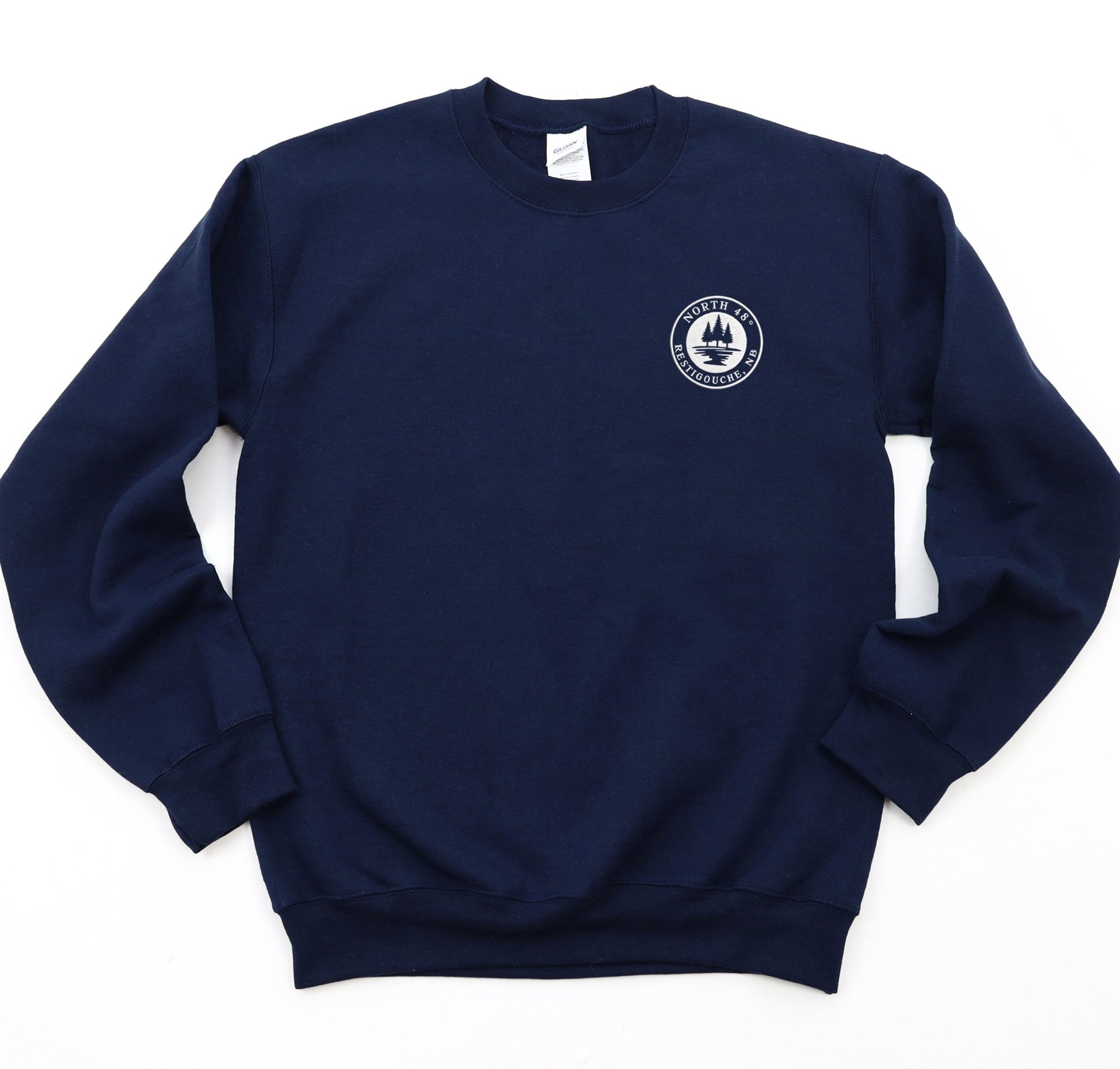 Our North 48° Crewneck takes our classic, super-soft design and adds a branded touch with an embroidered left chest logo.