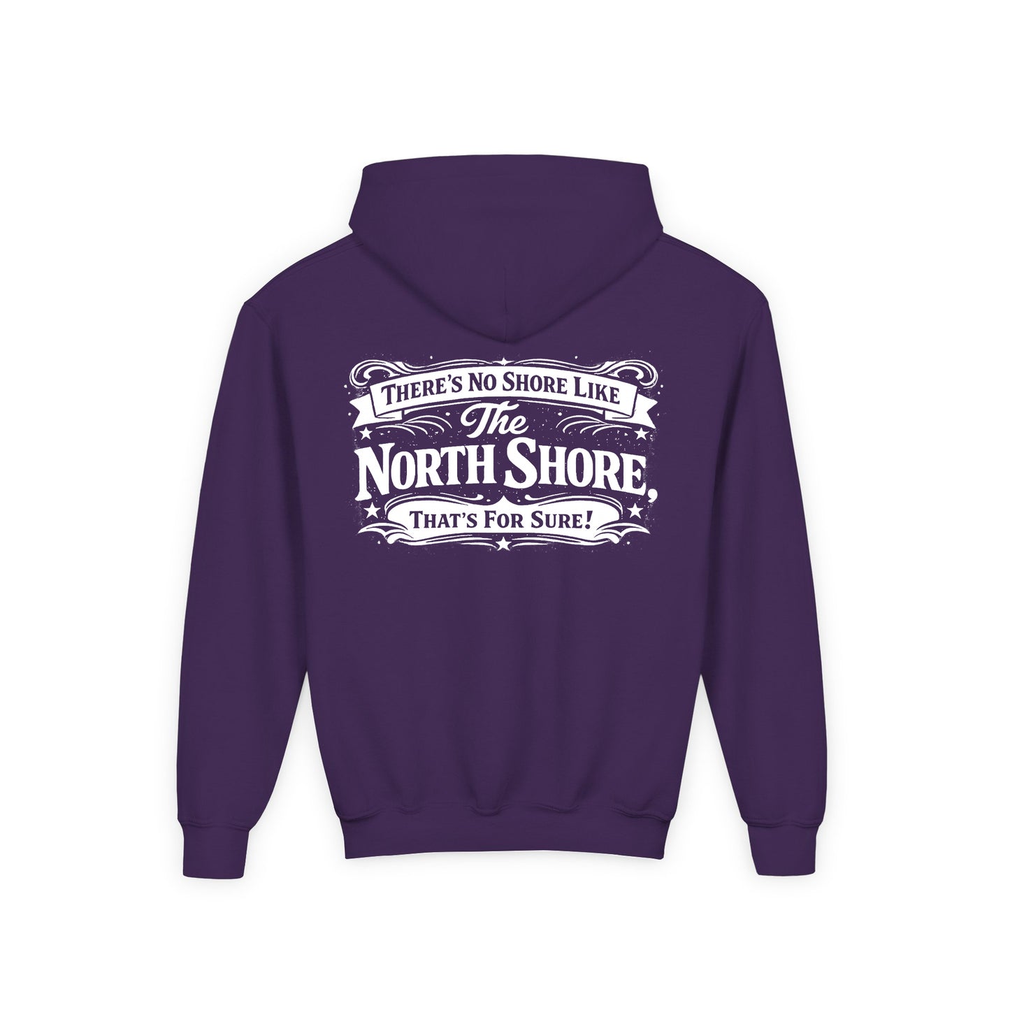 North 48° There's No Shore Retro Youth Hoodie