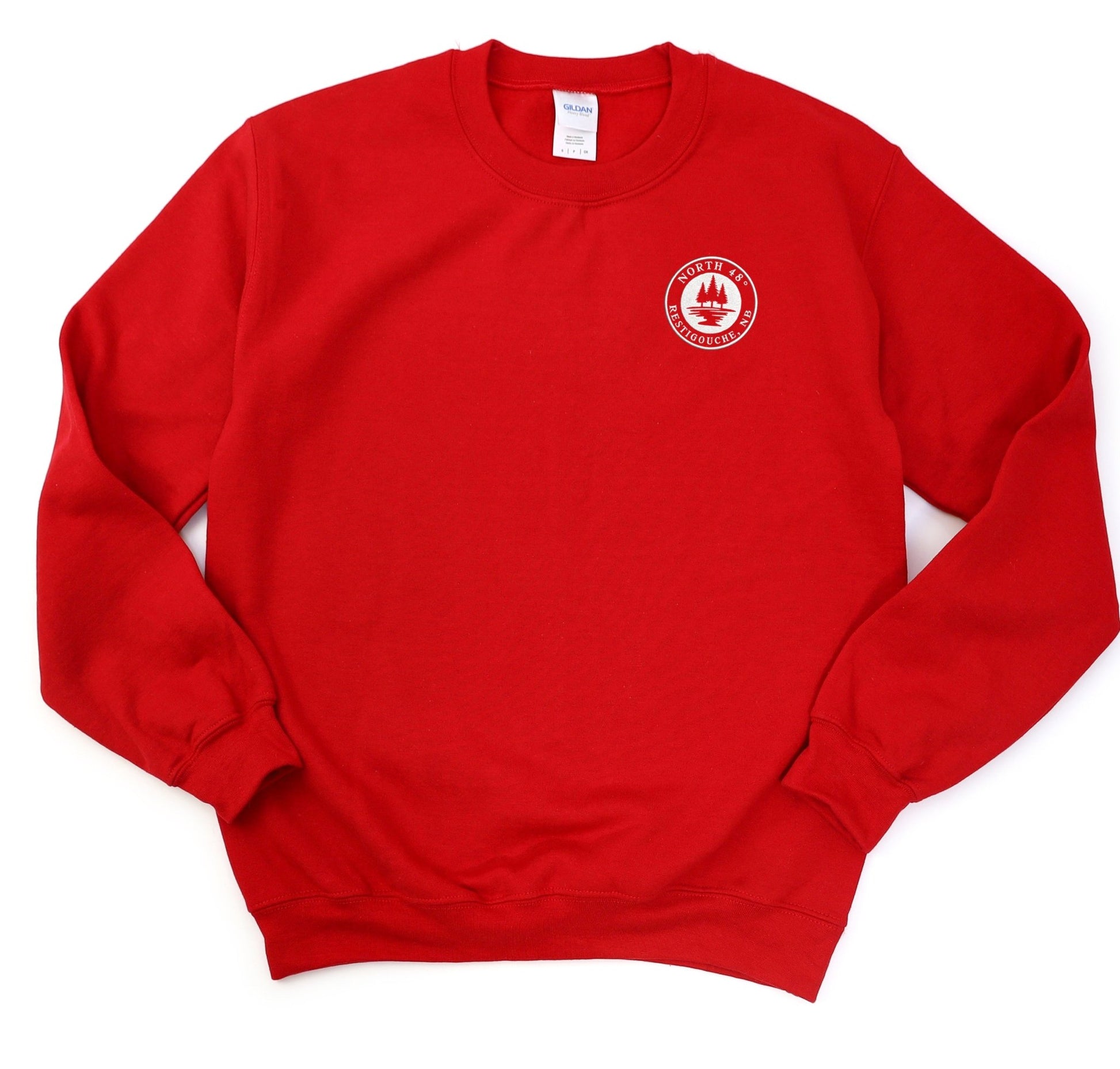 Our North 48° Crewneck takes our classic, super-soft design and adds a branded touch with an embroidered left chest logo.
