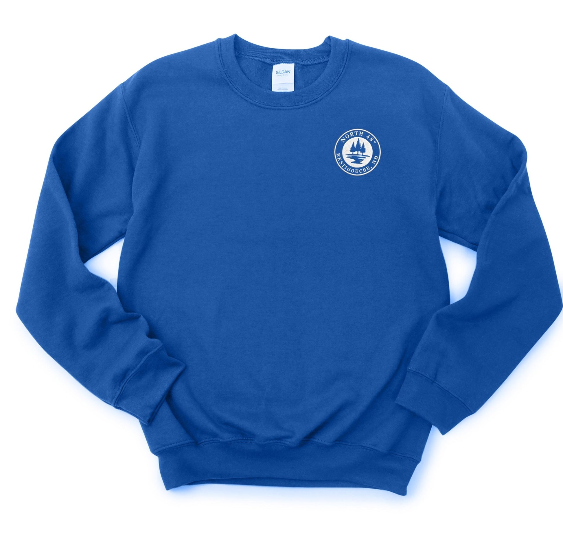 Our North 48° Crewneck takes our classic, super-soft design and adds a branded touch with an embroidered left chest logo.